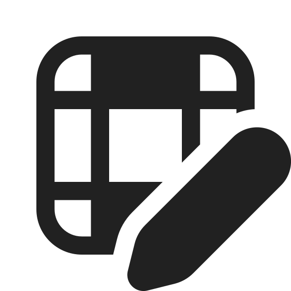 Ic Fluent Table Column Top Bottom Edit 16 Regular
