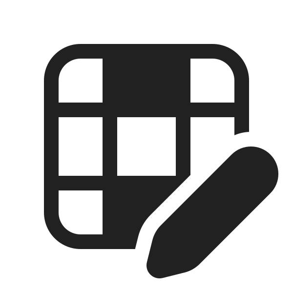 Ic Fluent Table Column Top Bottom Edit 20 Regular
