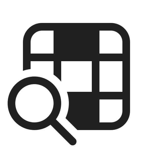 Ic Fluent Table Column Top Bottom Search 20 Regular