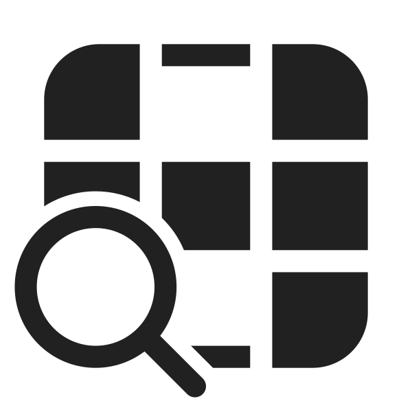 Ic Fluent Table Column Top Bottom Search 28 Filled