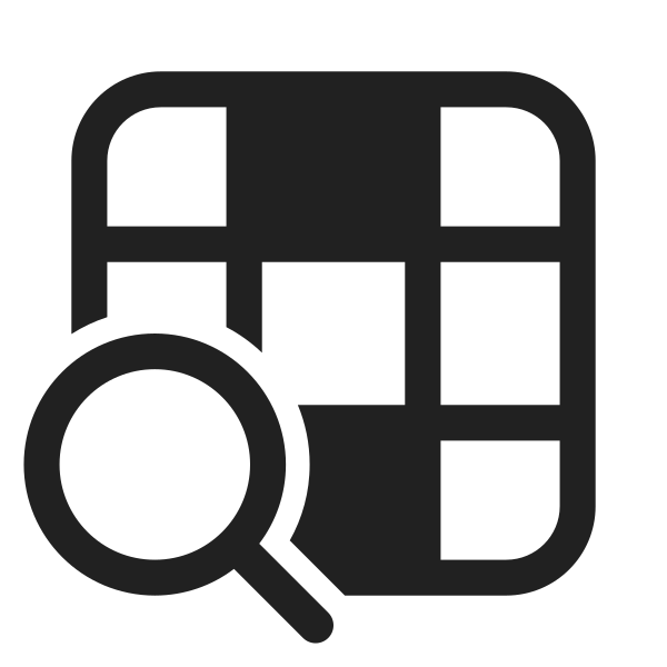Ic Fluent Table Column Top Bottom Search 28 Regular