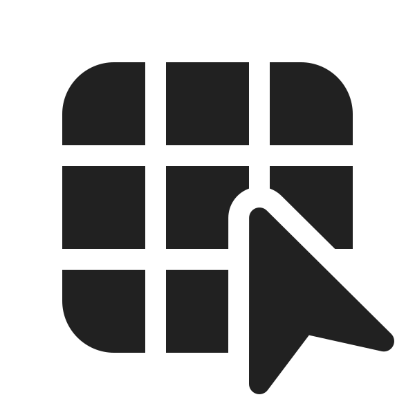 Ic Fluent Table Cursor 20 Filled