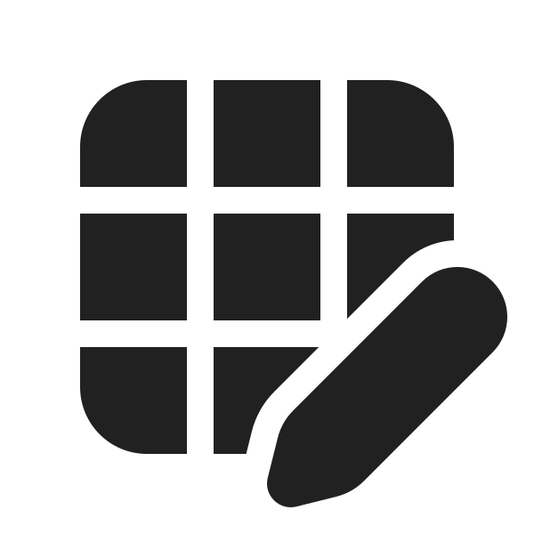Ic Fluent Table Edit 20 Filled