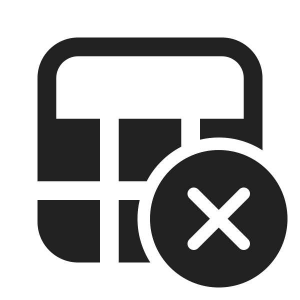 Ic Fluent Table Freeze Row Dismiss 24 Filled