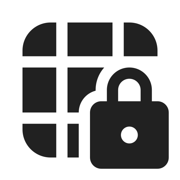 Ic Fluent Table Lock 16 Filled