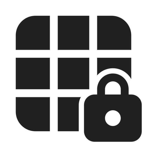 Ic Fluent Table Lock 28 Filled