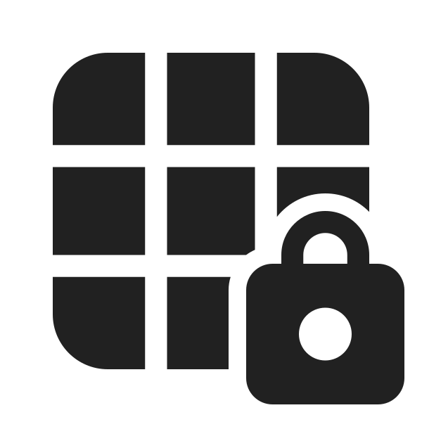 Ic Fluent Table Lock 48 Filled