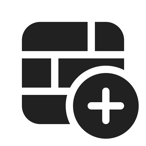 Ic Fluent Table Offset Add 20 Filled
