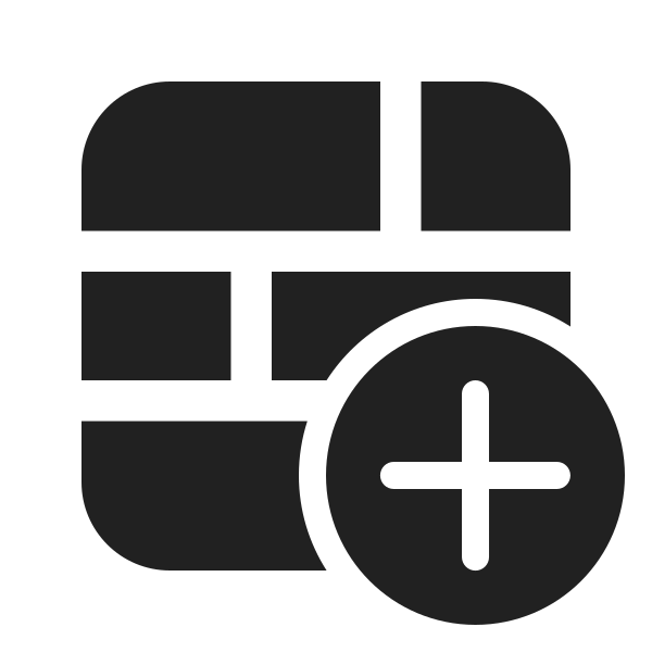 Ic Fluent Table Offset Add 24 Filled
