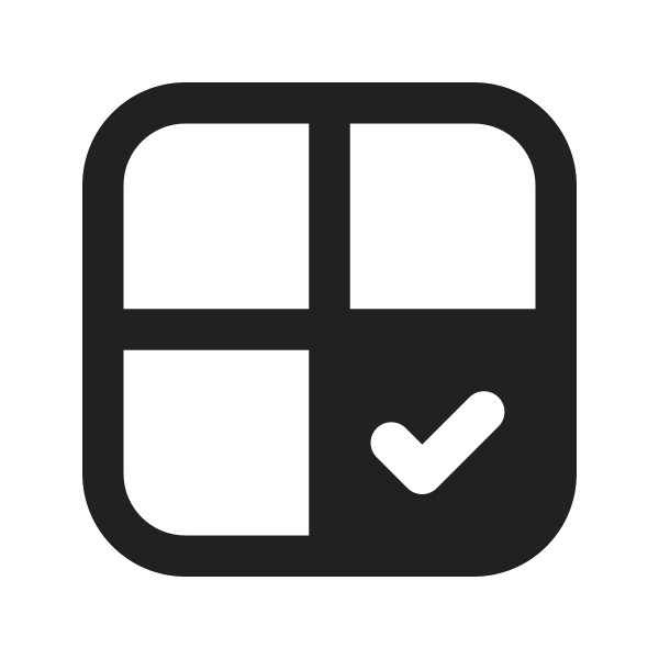 Ic Fluent Table Simple Checkmark 16 Regular