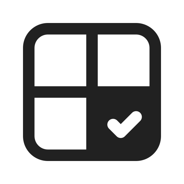 Ic Fluent Table Simple Checkmark 24 Regular