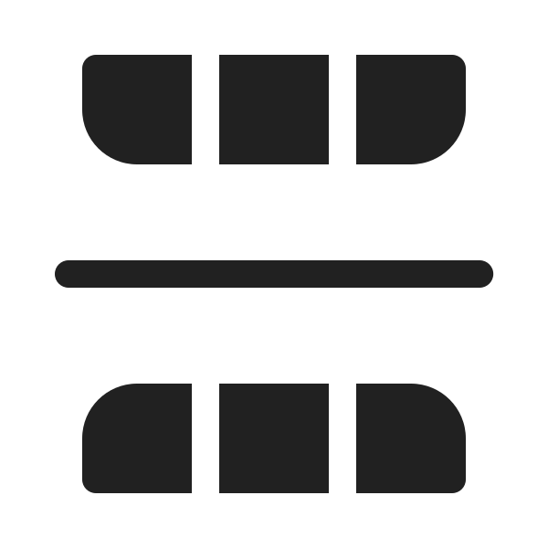 Ic Fluent Table Split 20 Filled