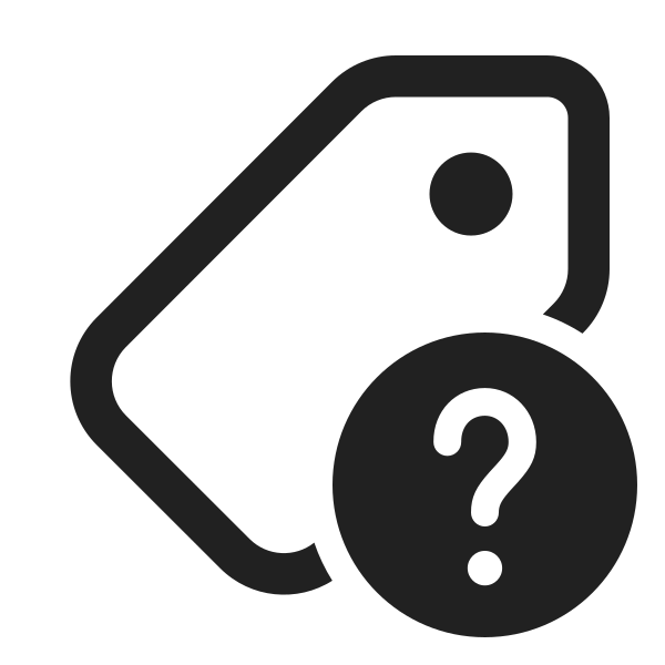 Ic Fluent Tag Question Mark 24 Regular