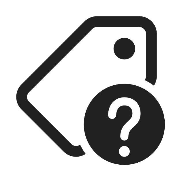 Ic Fluent Tag Question Mark 32 Regular
