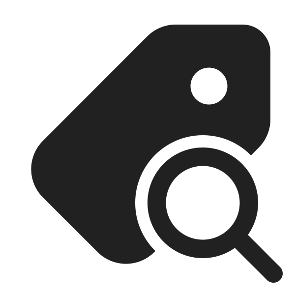 Ic Fluent Tag Search 24 Filled