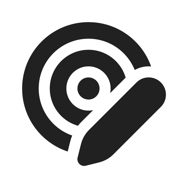 Ic Fluent Target Edit 16 Filled
