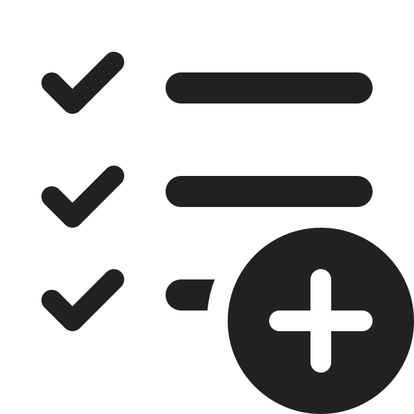 Ic Fluent Task List Add 20 Filled