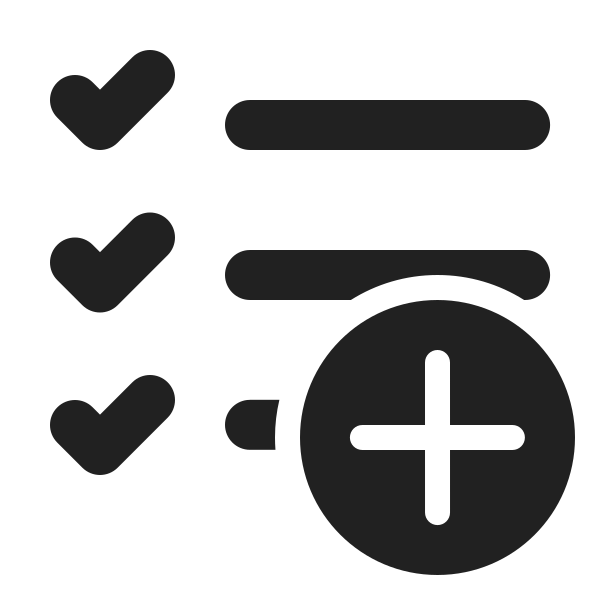 Ic Fluent Task List Add 24 Filled
