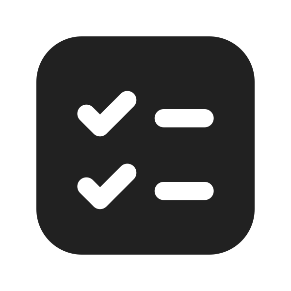 Ic Fluent Task List Square 16 Filled Ltr