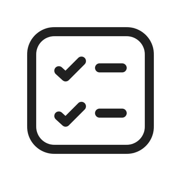 Ic Fluent Task List Square 20 Regular Ltr