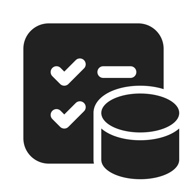 Ic Fluent Task List Square Database 24 Filled