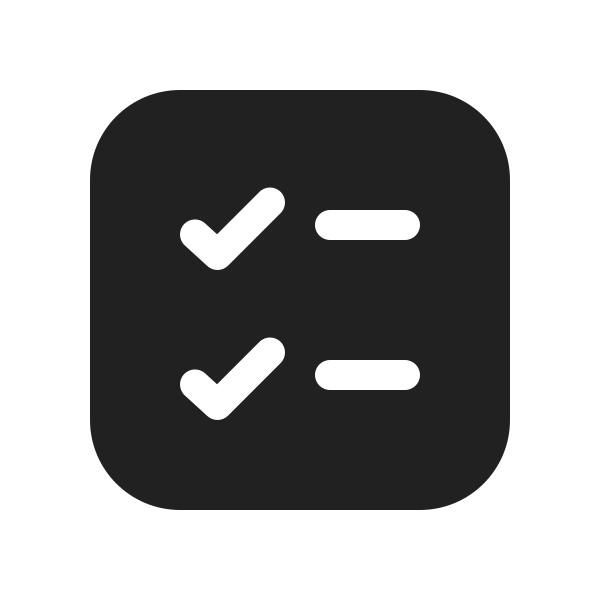 Ic Fluent Task List Square Ltr 20 Filled