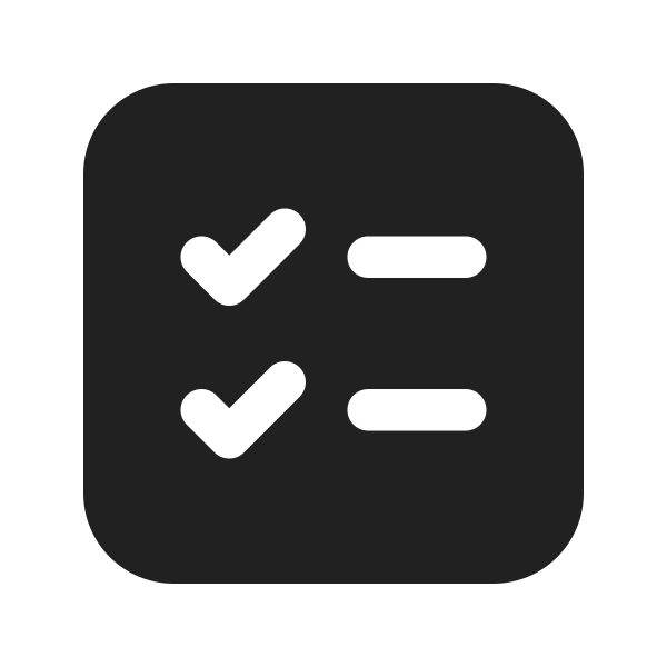 Ic Fluent Task List Square Ltr 24 Filled