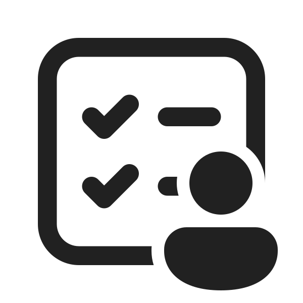 Ic Fluent Task List Square Person 24 Regular