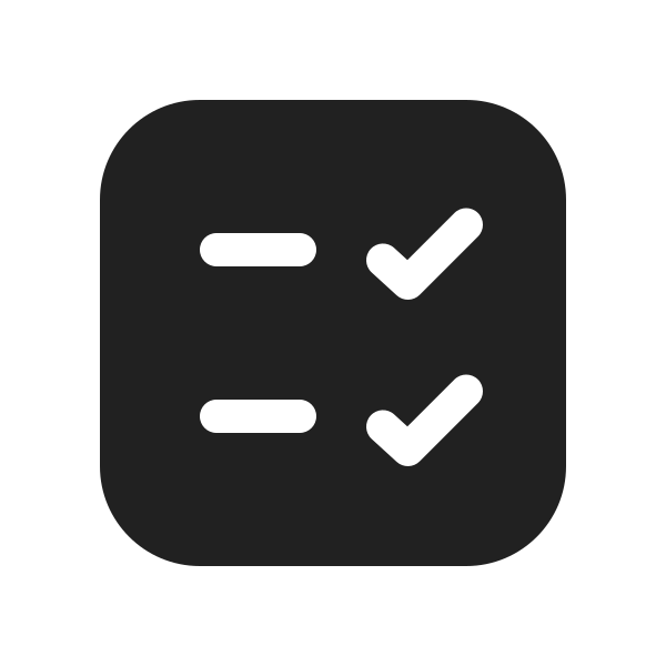 Ic Fluent Task List Square Rtl 20 Filled