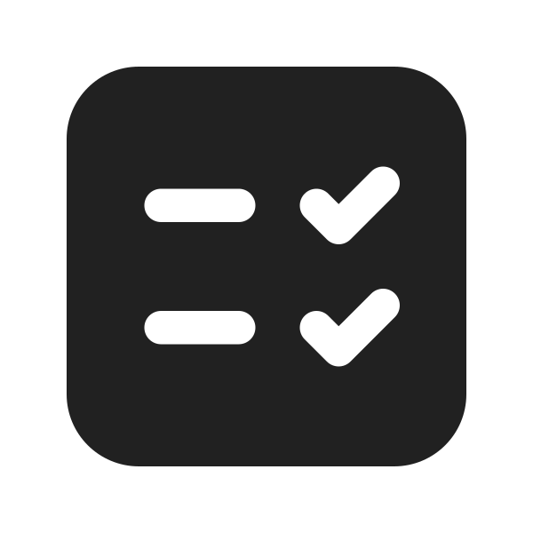 Ic Fluent Task List Square Rtl 24 Filled