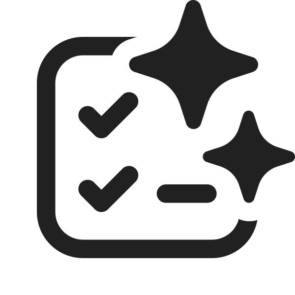 Ic Fluent Task List Square Sparkle 16 Regular