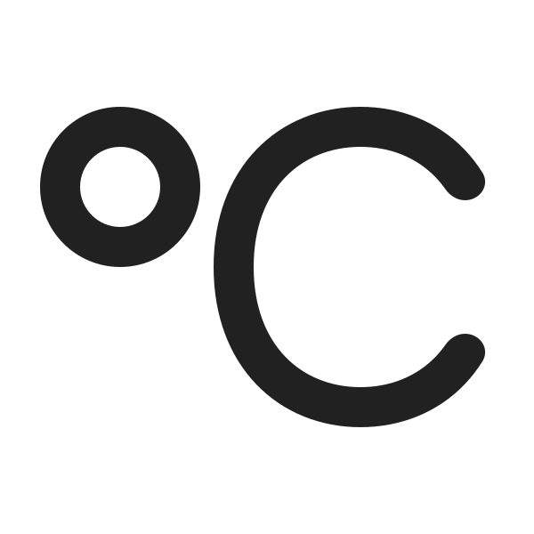 Ic Fluent Temperature Degree Celsius 20 Filled