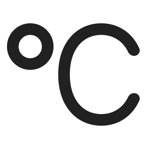Ic Fluent Temperature Degree Celsius 32 Filled
