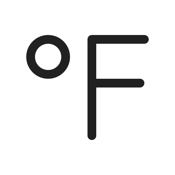 Ic Fluent Temperature Degree Fahrenheit 20 Regular