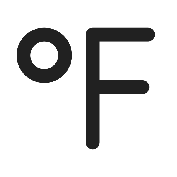 Ic Fluent Temperature Degree Fahrenheit 32 Filled