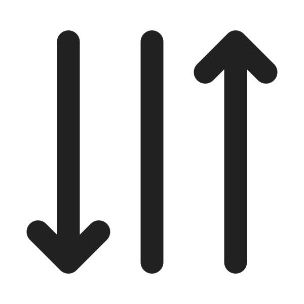 Ic Fluent Text Align Distributed Vertical 20 Filled
