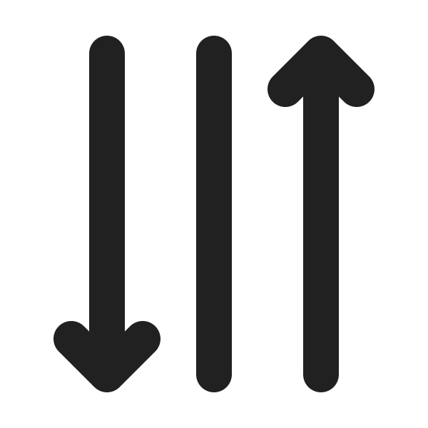 Ic Fluent Text Align Distributed Vertical 24 Filled