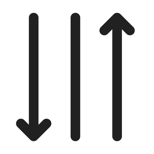 Ic Fluent Text Align Distributed Vertical 24 Regular
