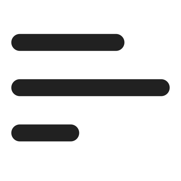 Ic Fluent Text Align Left 16 Filled