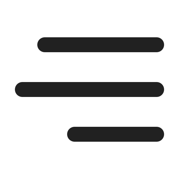 Ic Fluent Text Align Right 24 Filled
