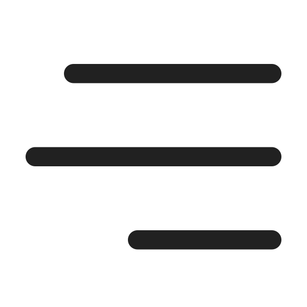 Ic Fluent Text Align Right 24 Regular