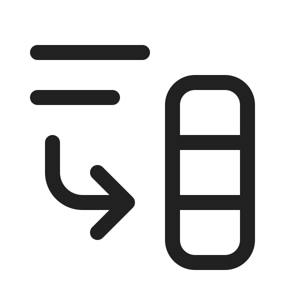 Ic Fluent Text Arrow Down Right Column 20 Regular