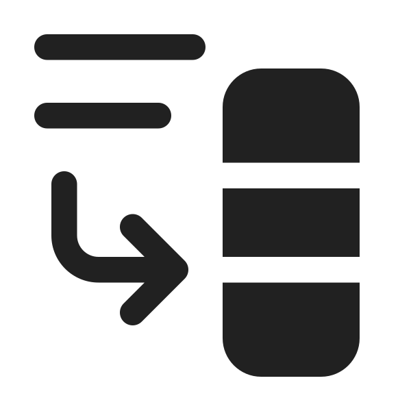 Ic Fluent Text Arrow Down Right Column 24 Filled