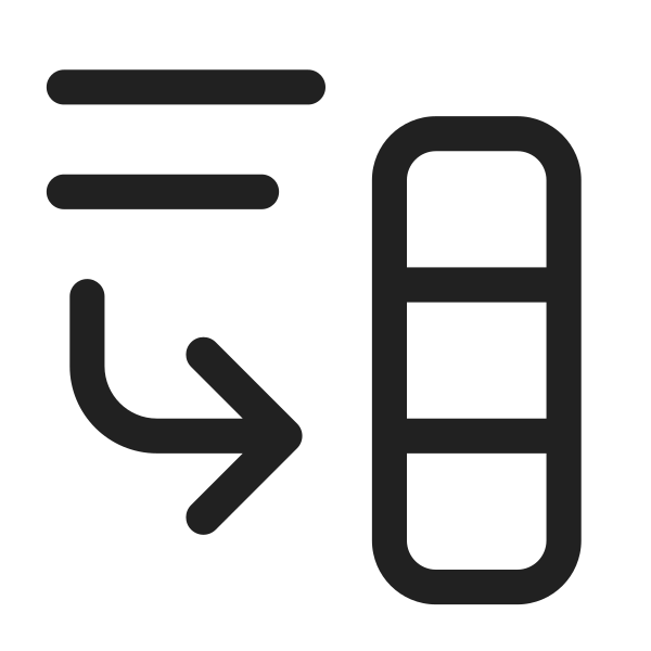 Ic Fluent Text Arrow Down Right Column 28 Regular
