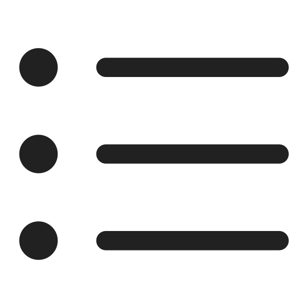 Ic Fluent Text Bullet List 16 Regular