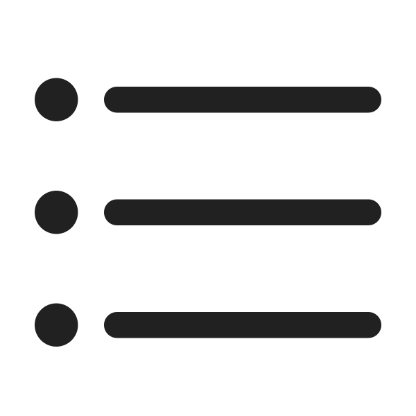 Ic Fluent Text Bullet List 24 Regular