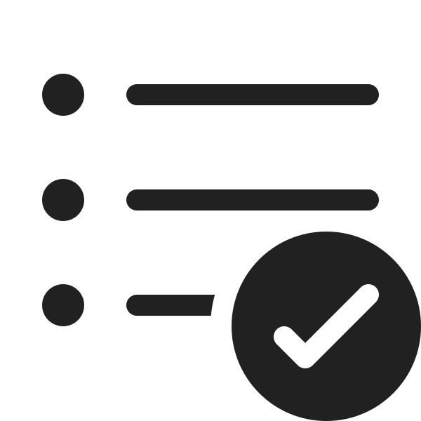 Ic Fluent Text Bullet List Checkmark 20 Regular