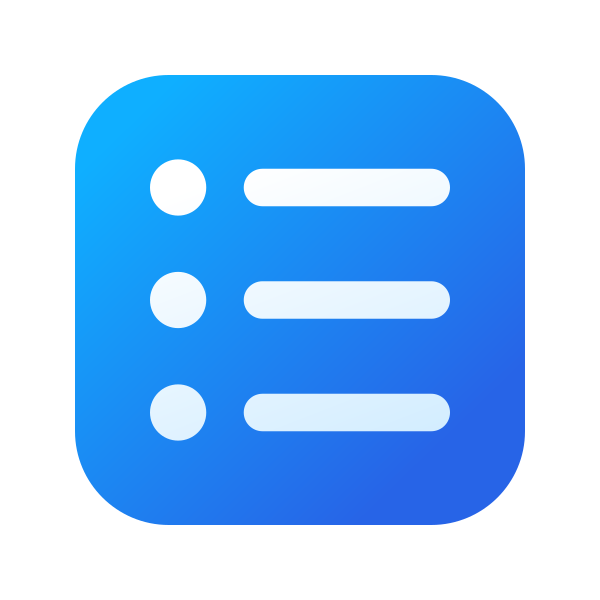 Ic Fluent Text Bullet List Square 16 Color