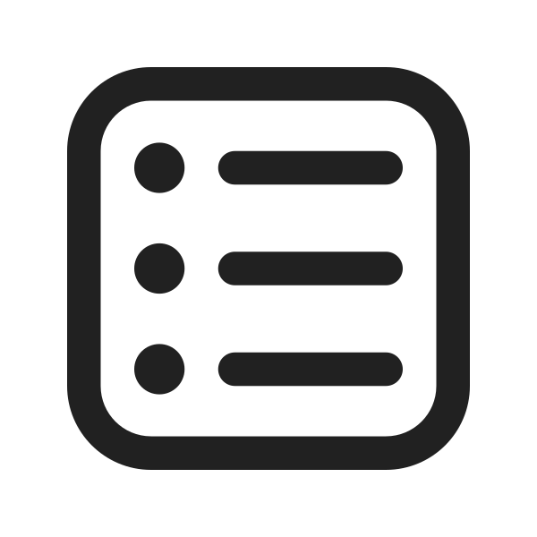 Ic Fluent Text Bullet List Square 16 Regular