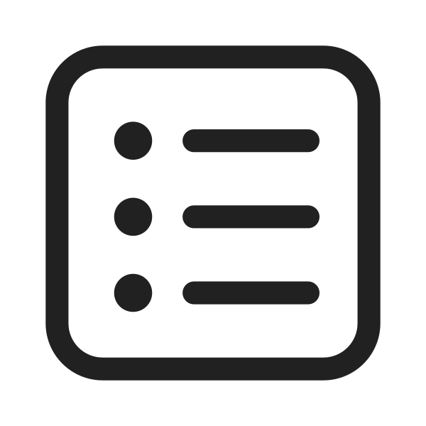 Ic Fluent Text Bullet List Square 28 Regular